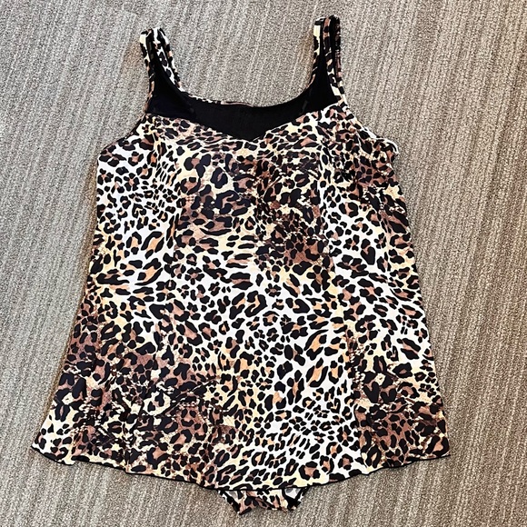 Swimsuits for All Swimdress Swim Dress One Piece Swimsuit 26 New - Picture 2 of 8